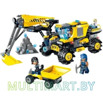 Конструктор Qman Kyanite Squad 2410 Экскаватор картинка 2